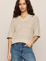 ZSupply Denman Crochet Polo Sweater