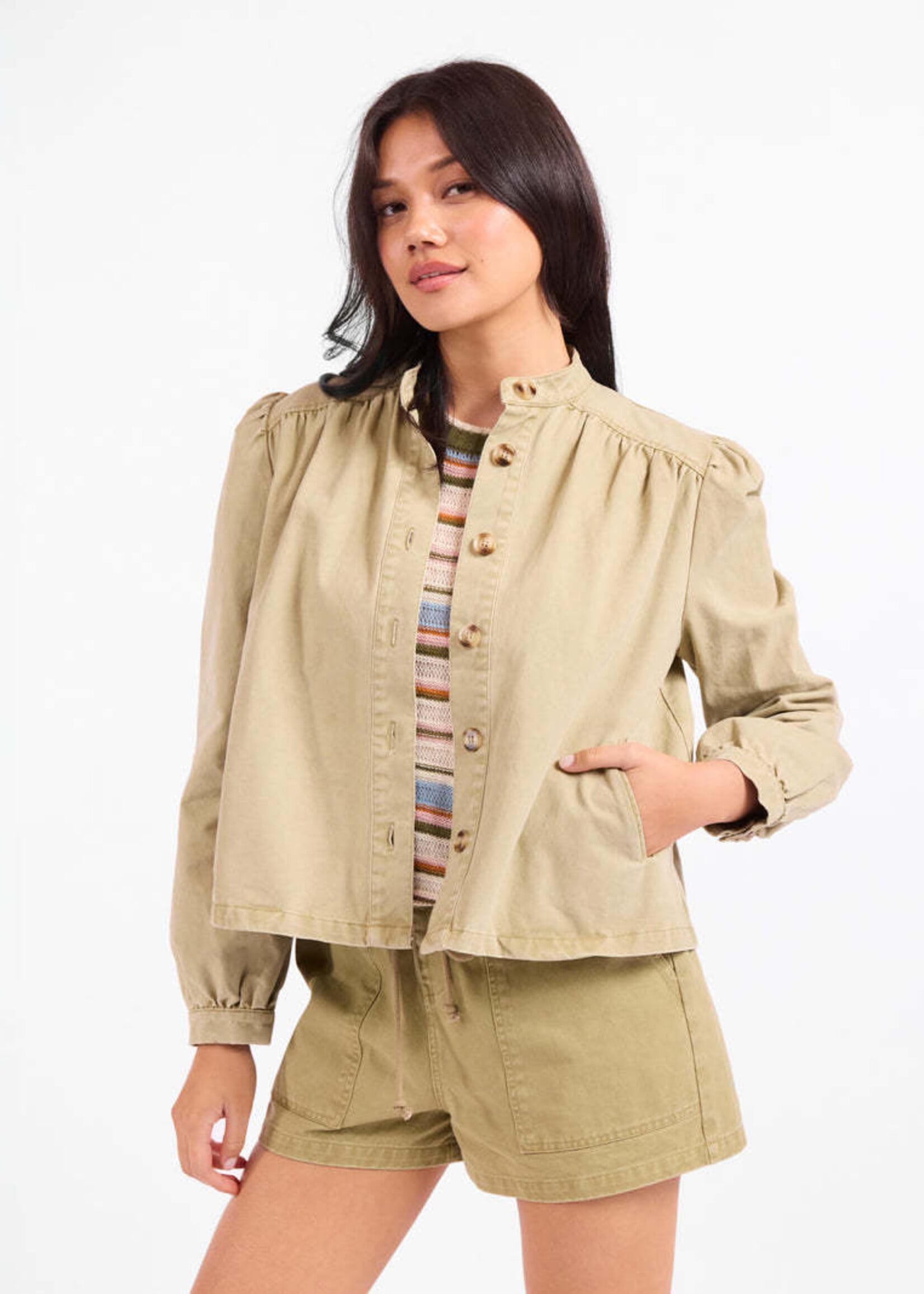Sadie & Sage Wildhearted Buttoned Jacket