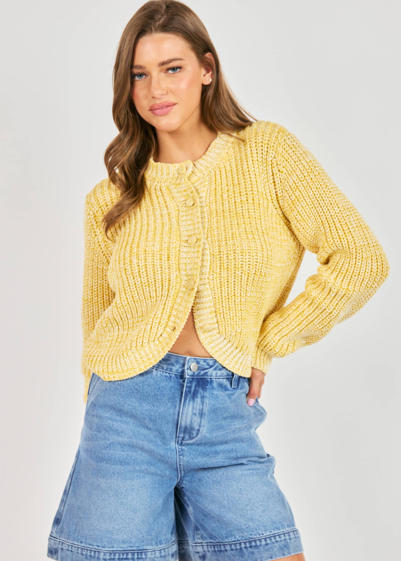Sadie & Sage Sunshine Hem Cardi