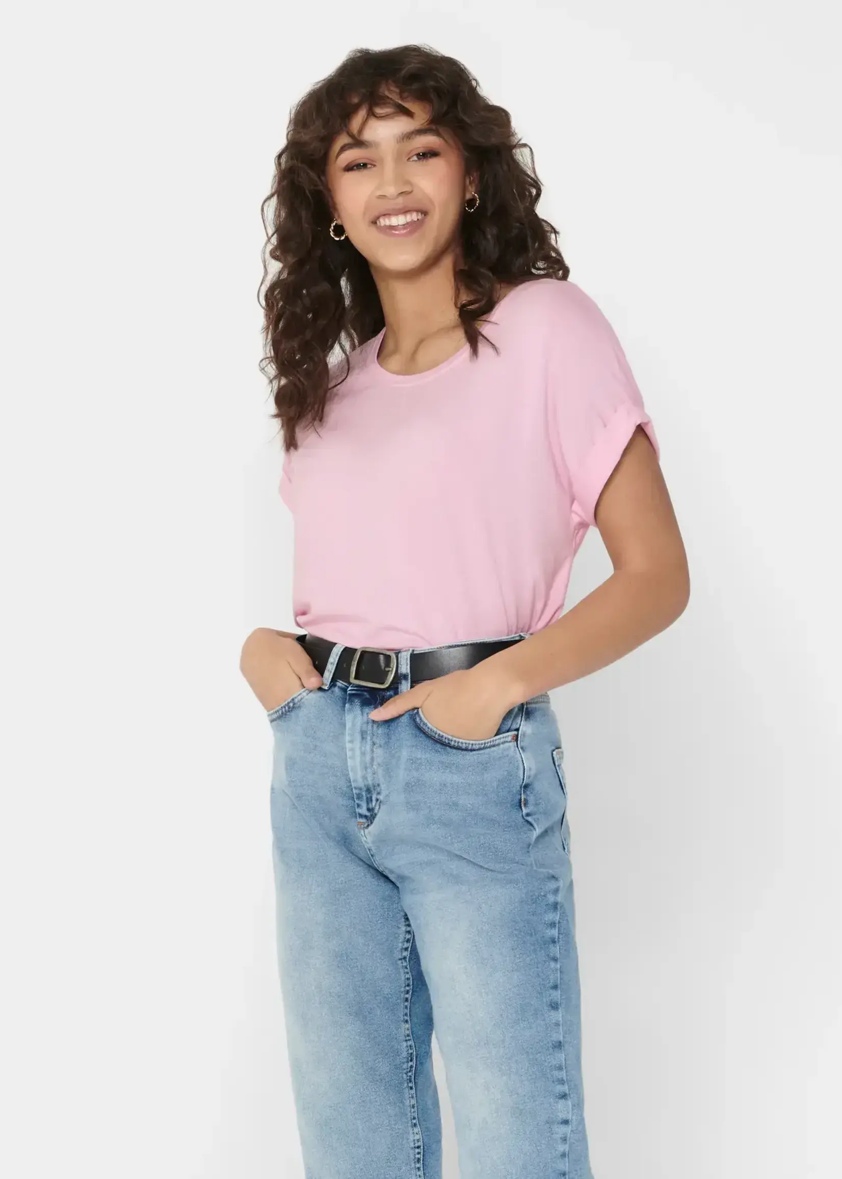 Only Rolled Sleeve Tee