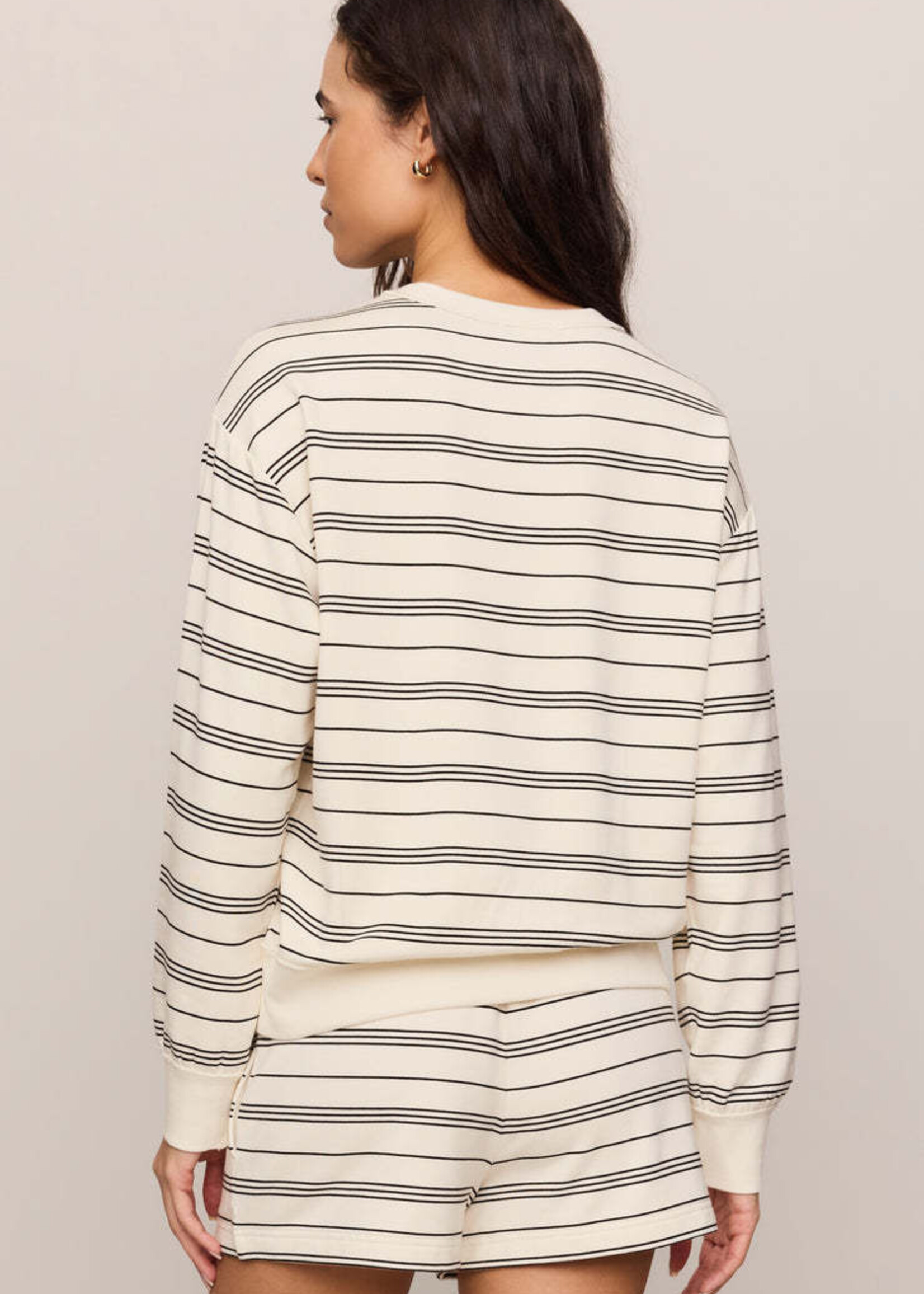 ZSupply Stand Out Striped Sweatshirt