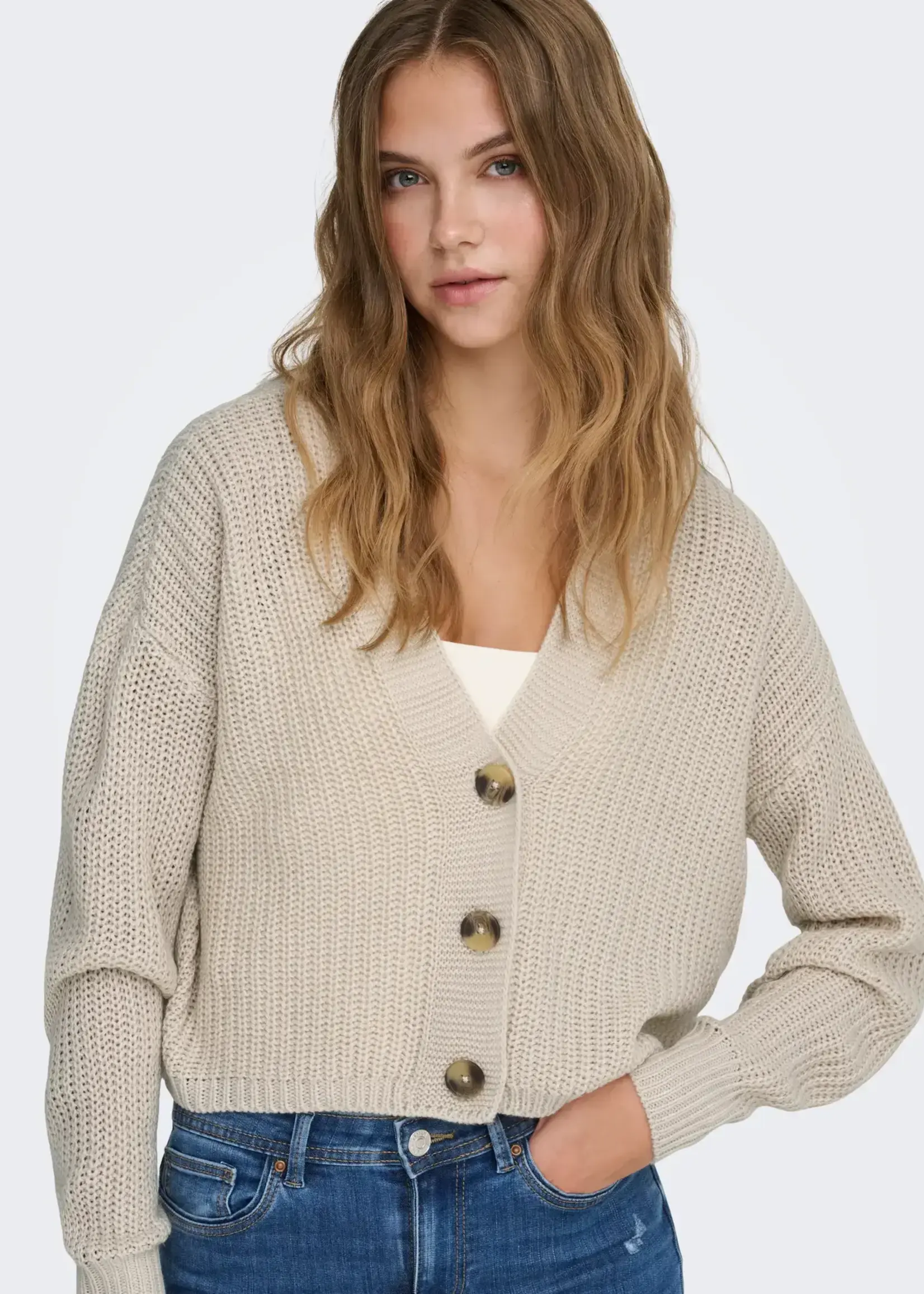 Only Carol 3 Button Cardi
