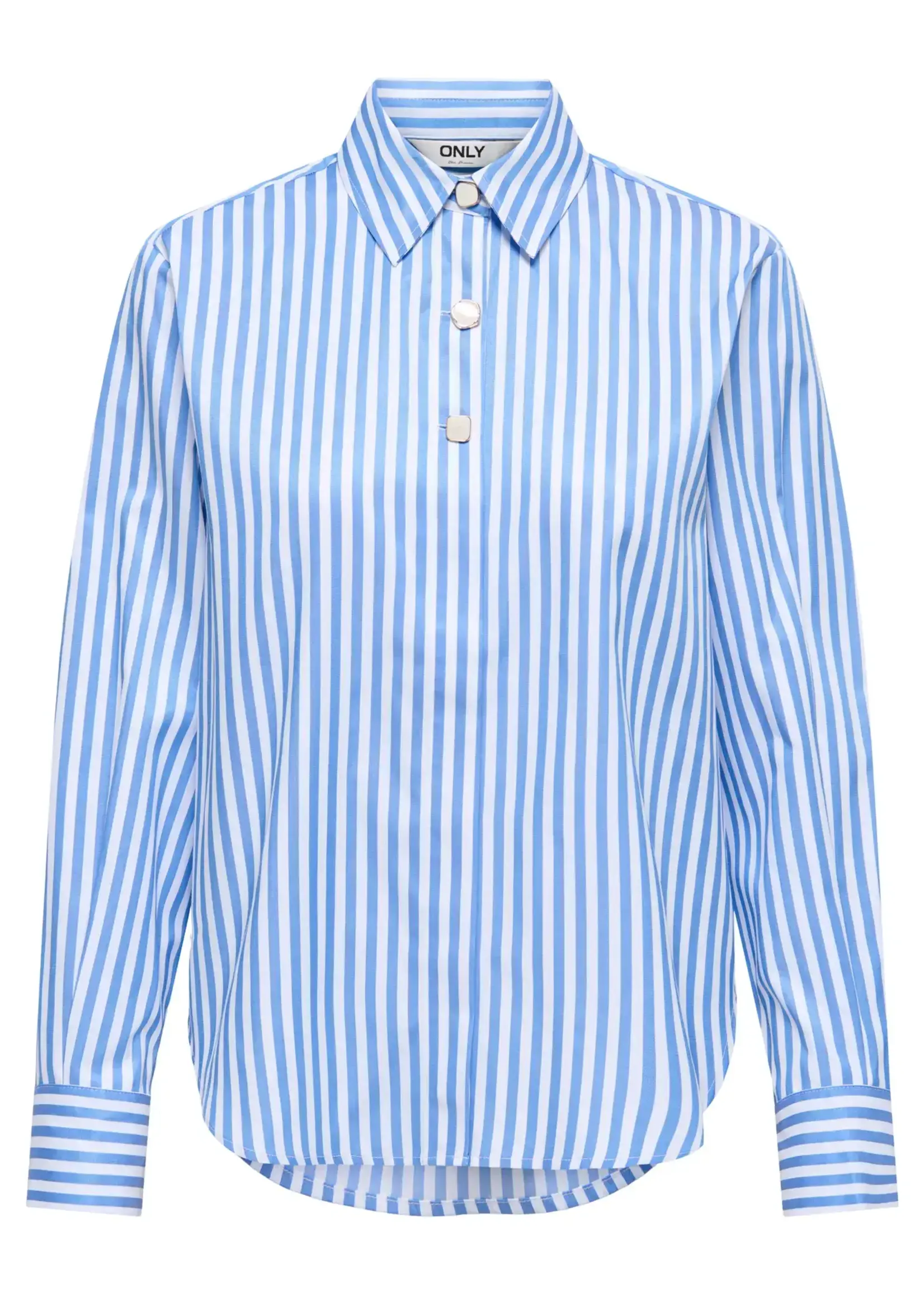 Only Oregon Polished Button-Front Top