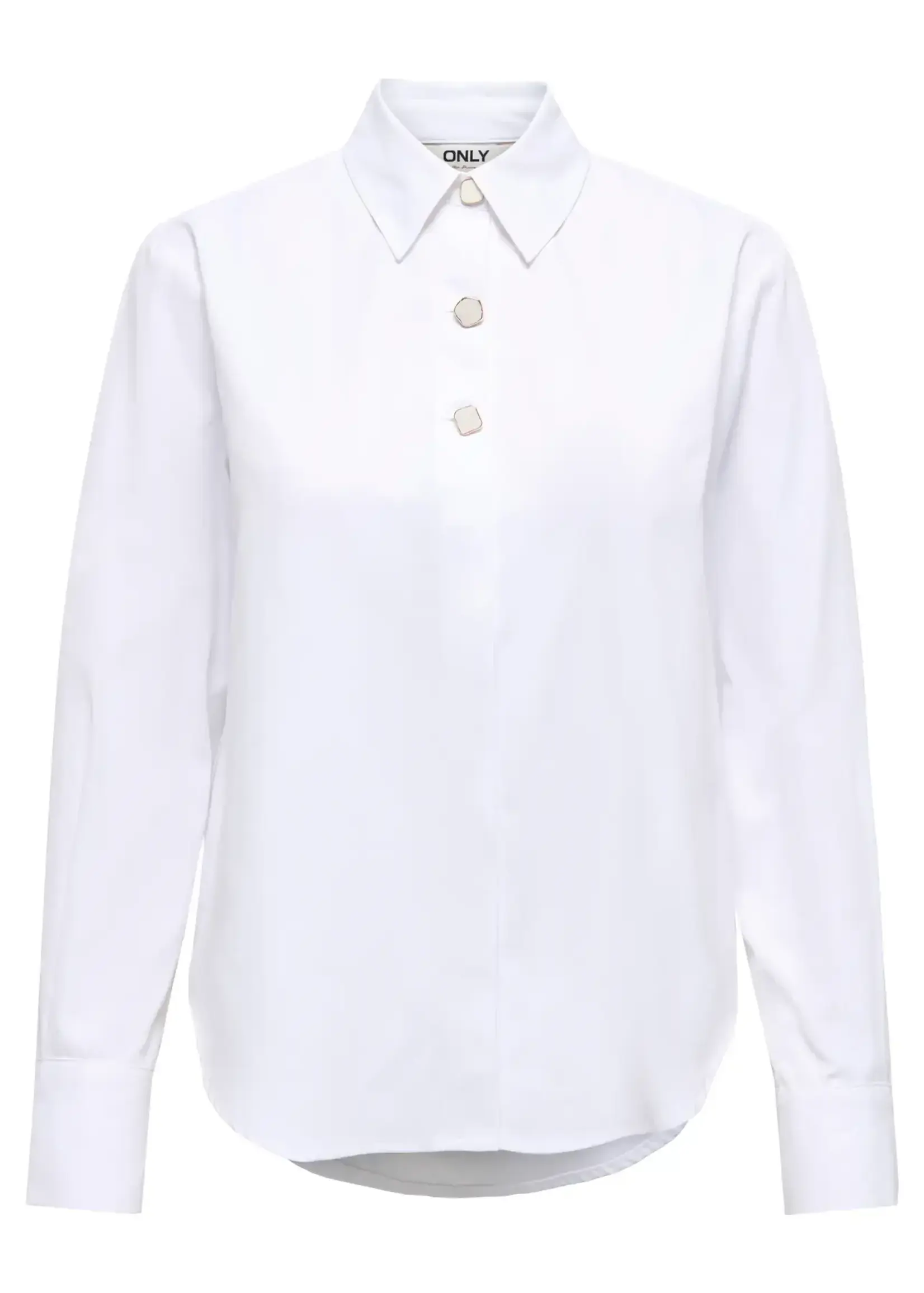 Only Oregon Polished Button-Front Top