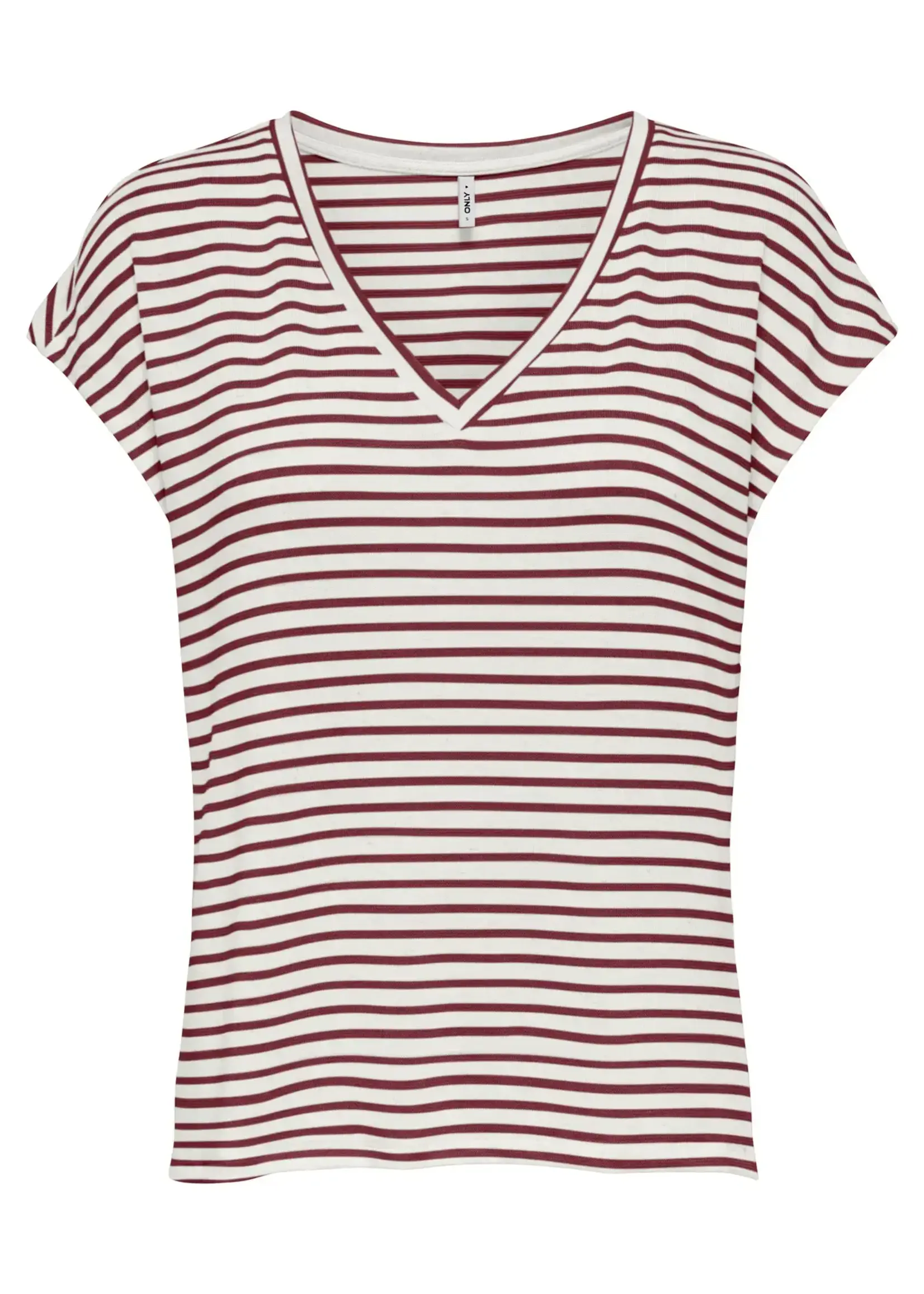Only V-Neck Basic Tee