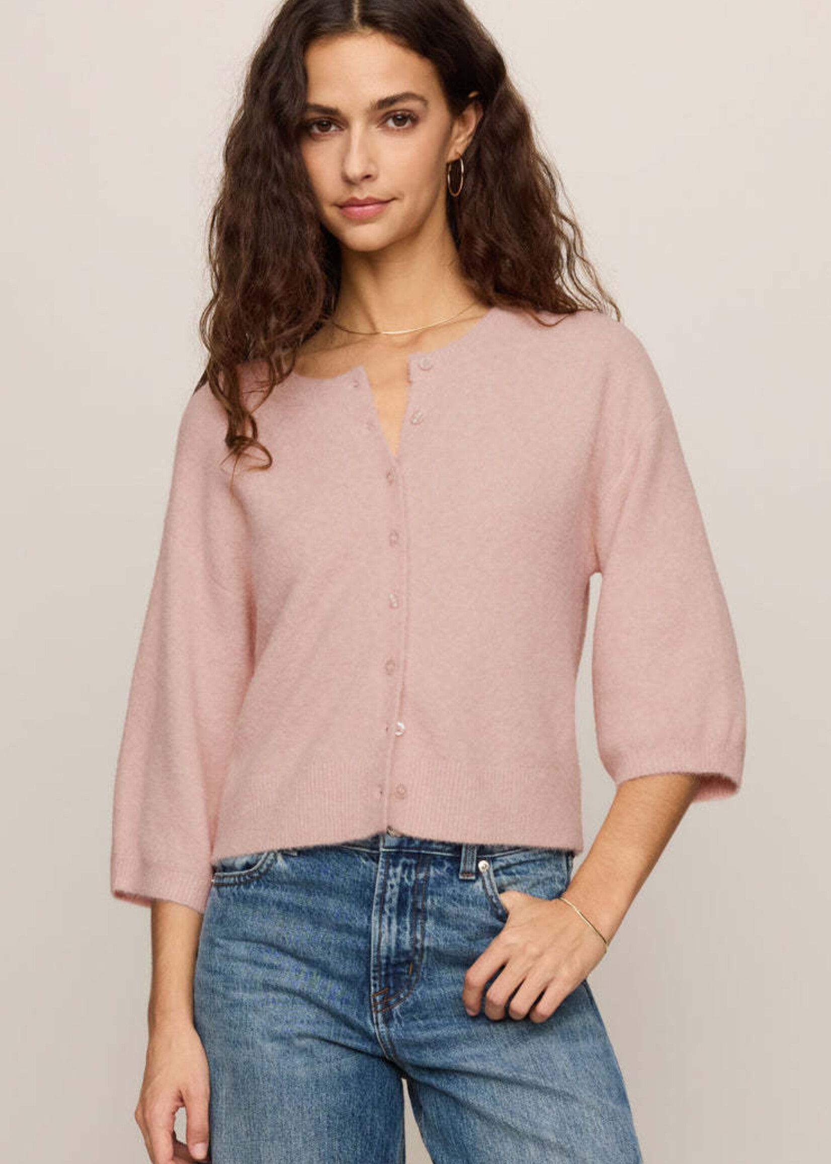 ZSupply Petal Soft Crew Neck Cardigan