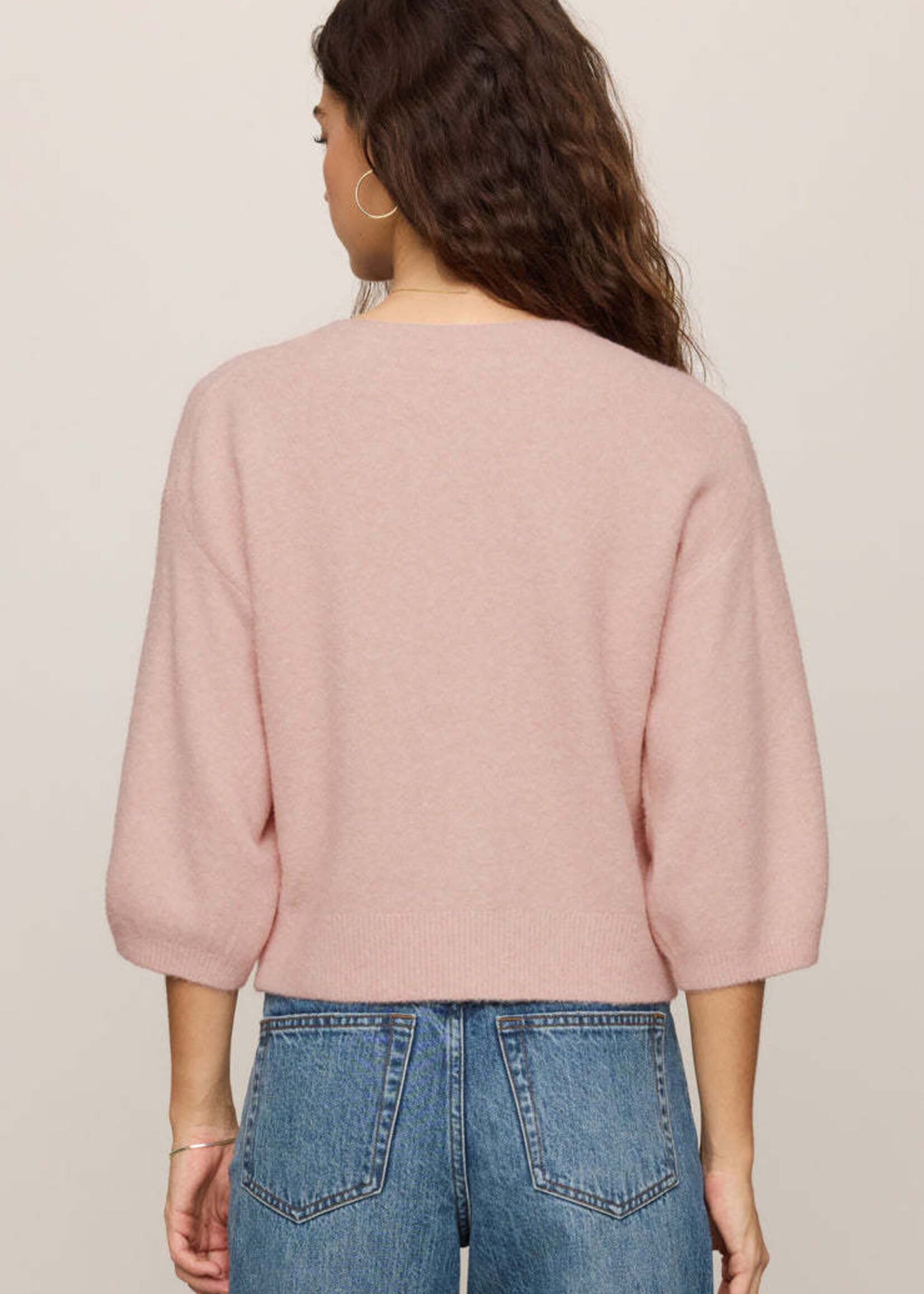 ZSupply Petal Soft Crew Neck Cardigan