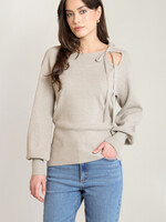 Black Tape Delicate Sweater Top