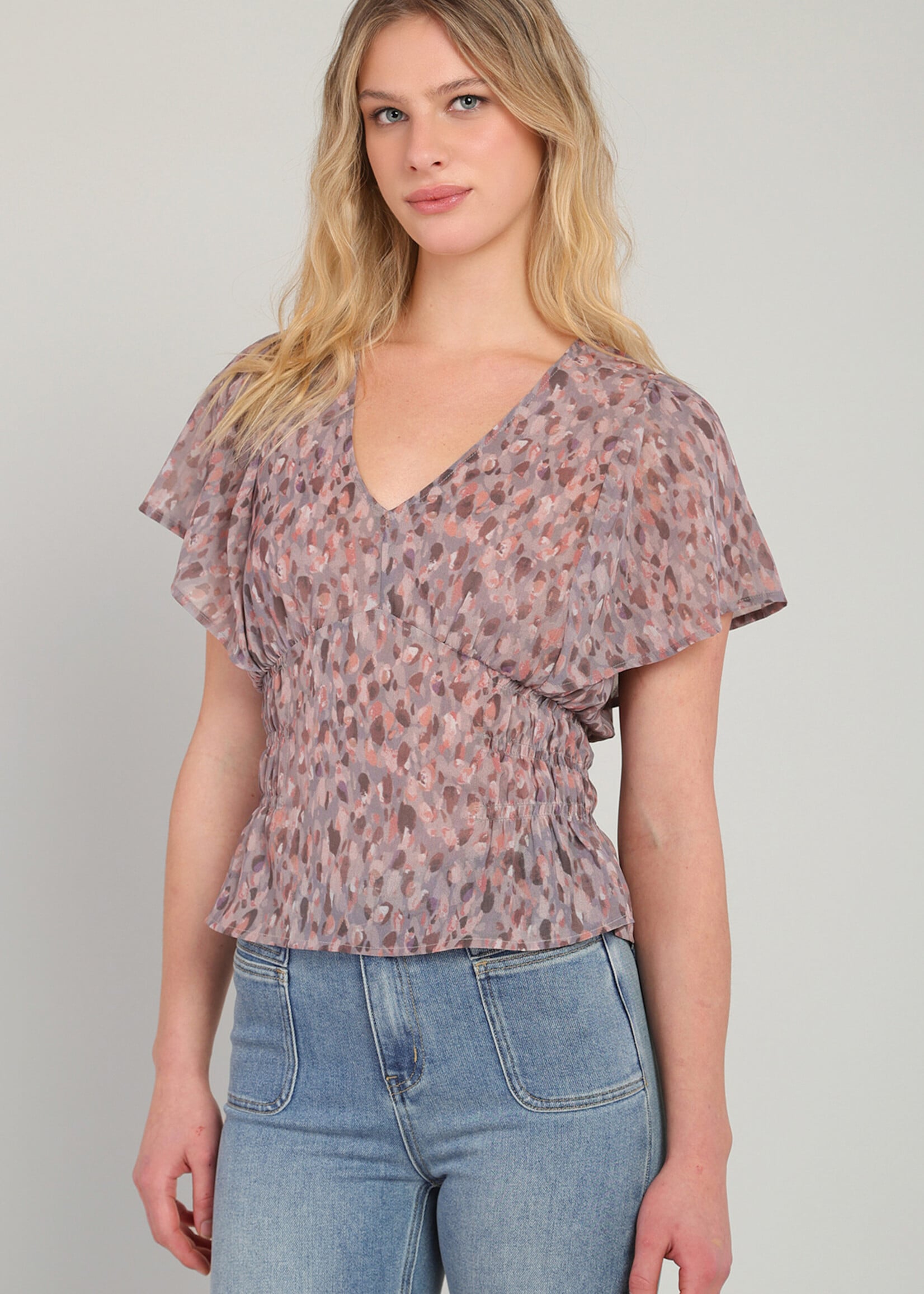 Dex Brushstroke Dot Top