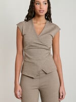 Dex Cross Wrap Knit Top