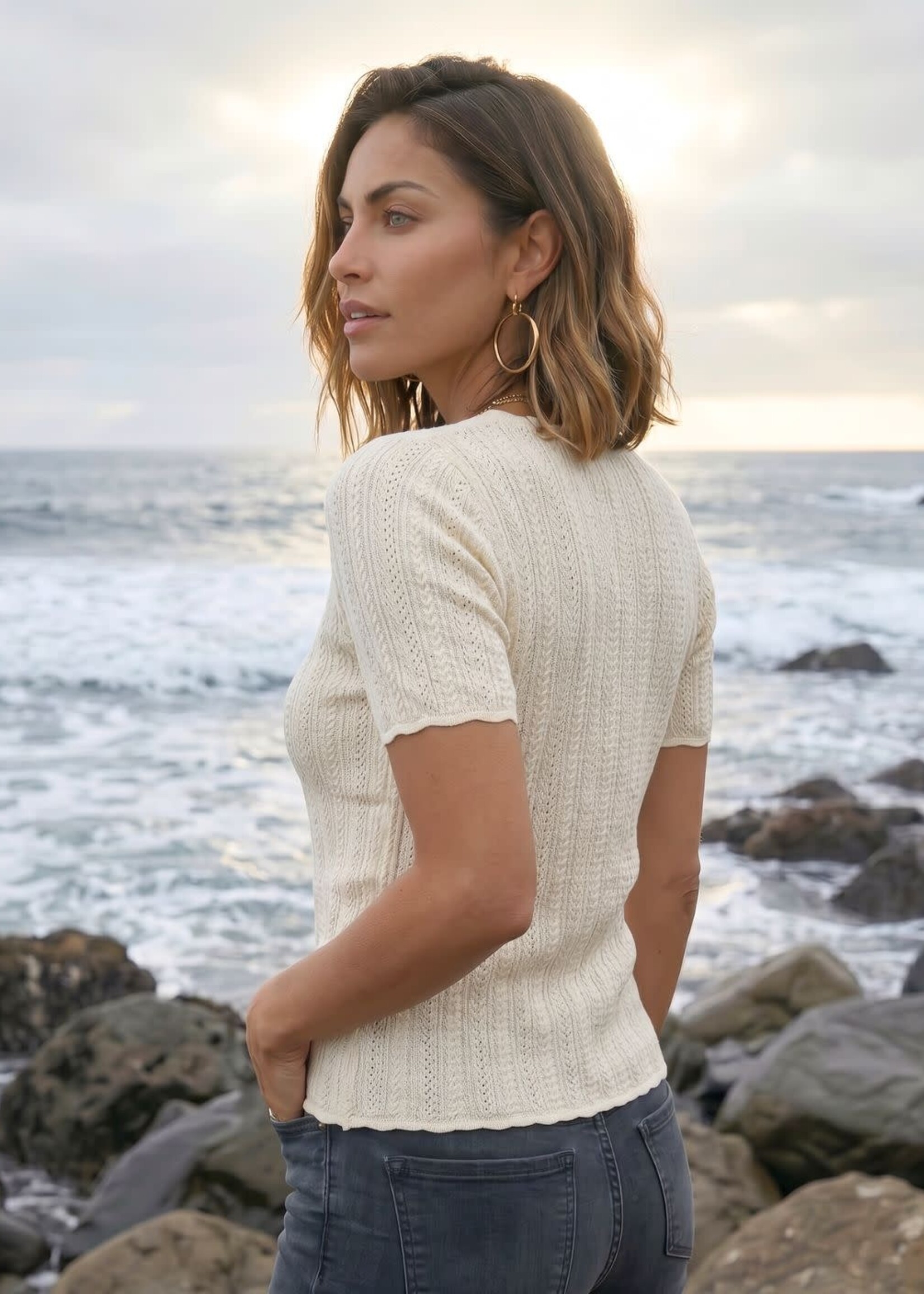 Weslynn Ella V-neck Top