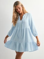 Vero Moda Ocean Air Tiered Tunic Dress