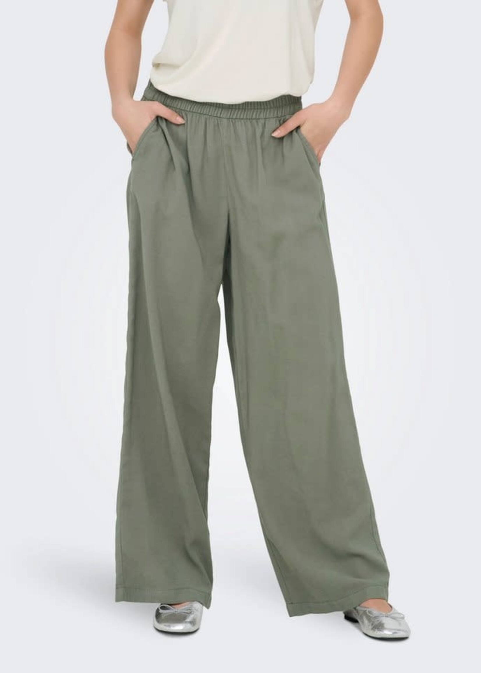 Only Sage Breeze Pull-On Trouser