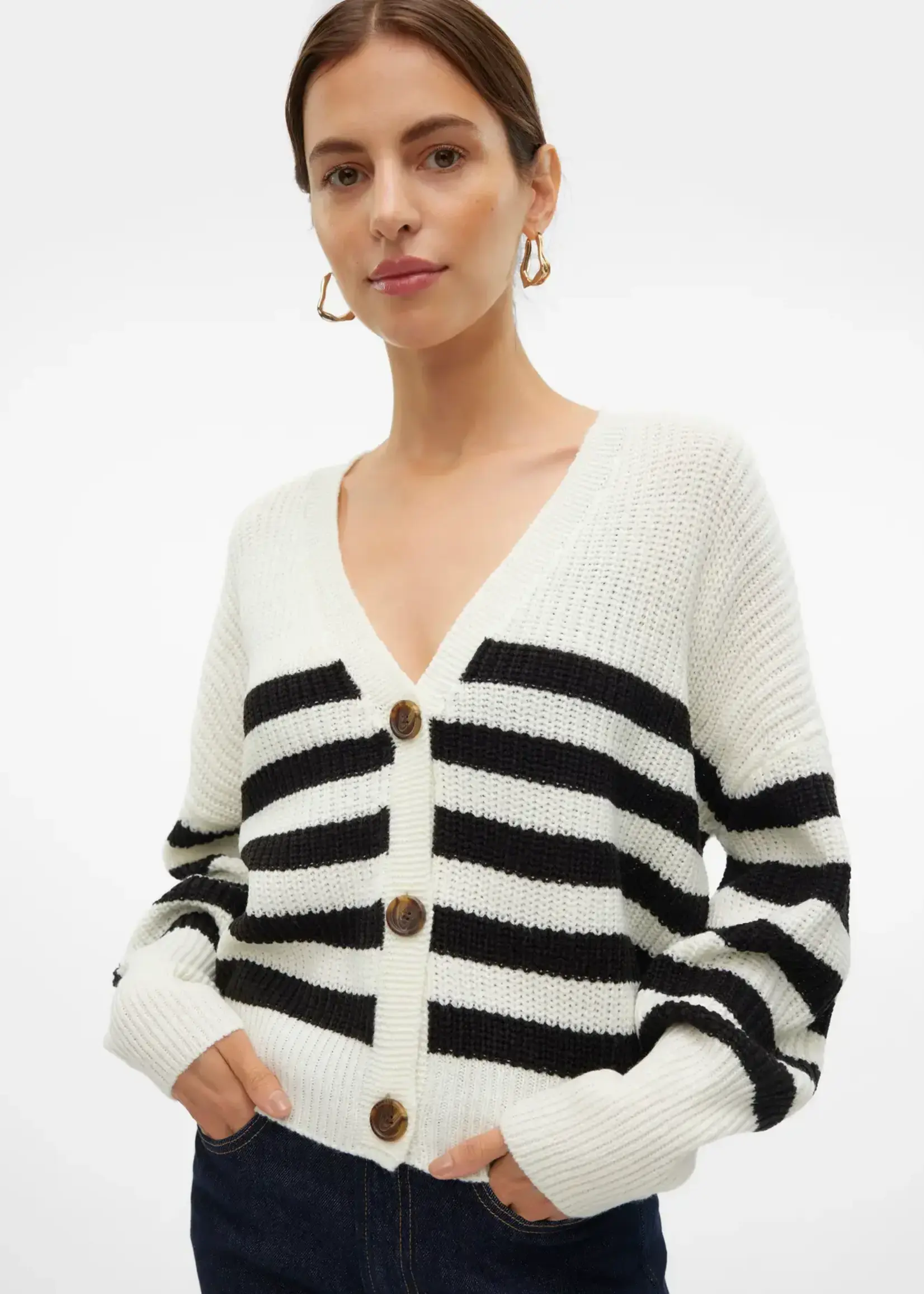 Vero Moda V-Neck Cuff Cardi