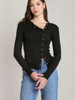 Dex Asymmetric Ace Button-Up