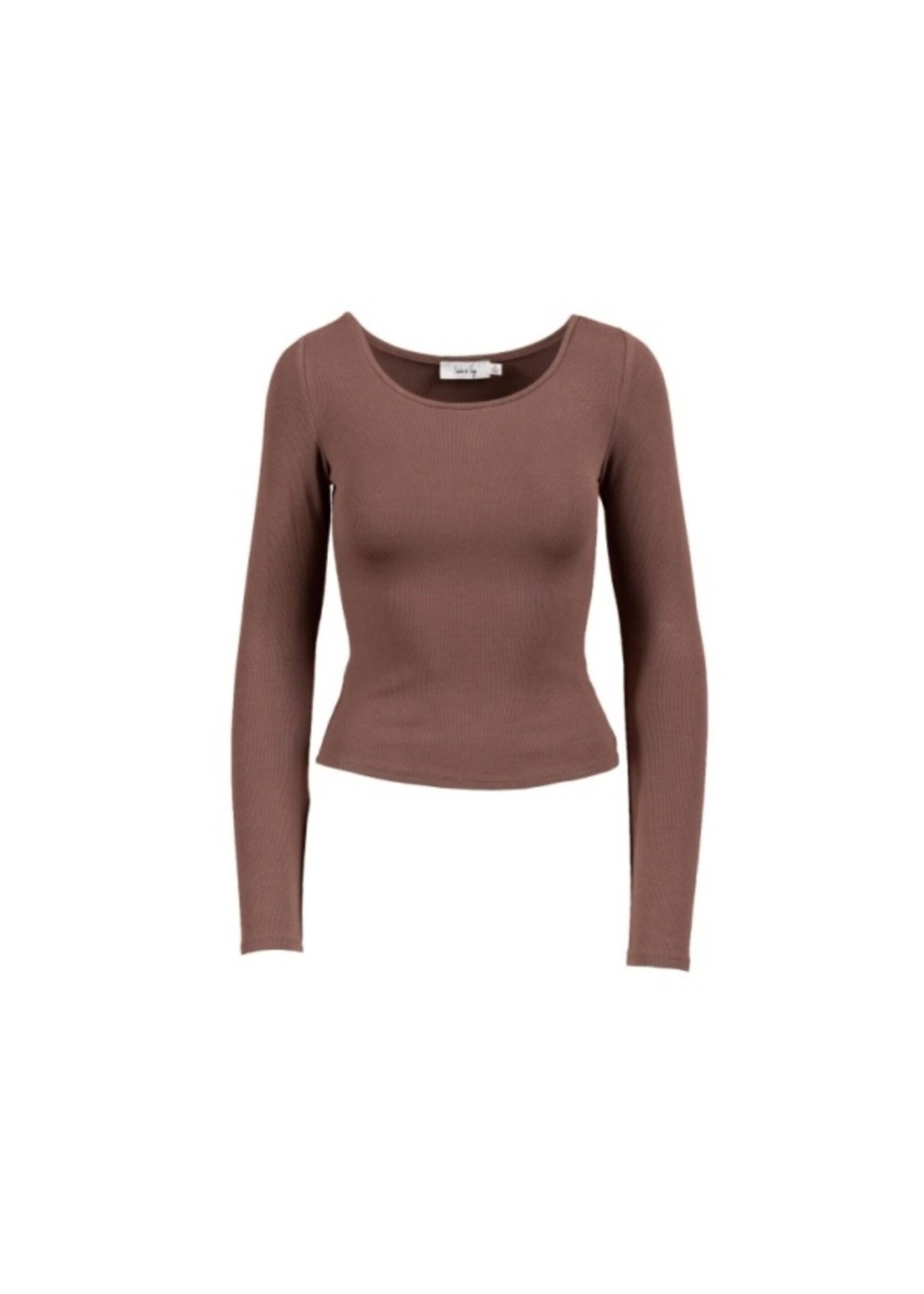 Sadie & Sage Ronan Rib Boat Neck