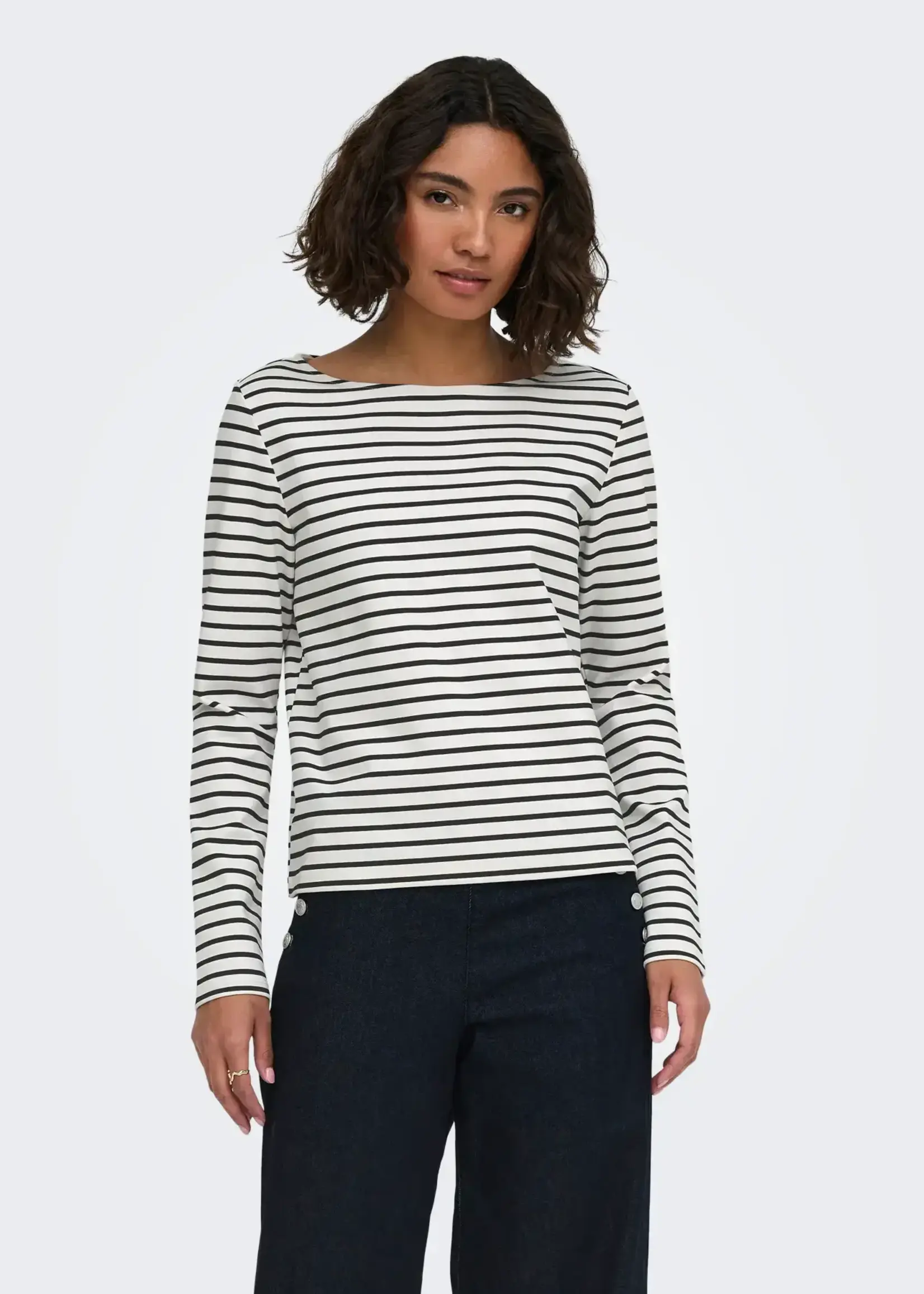 Only Breton Stripe Shirt