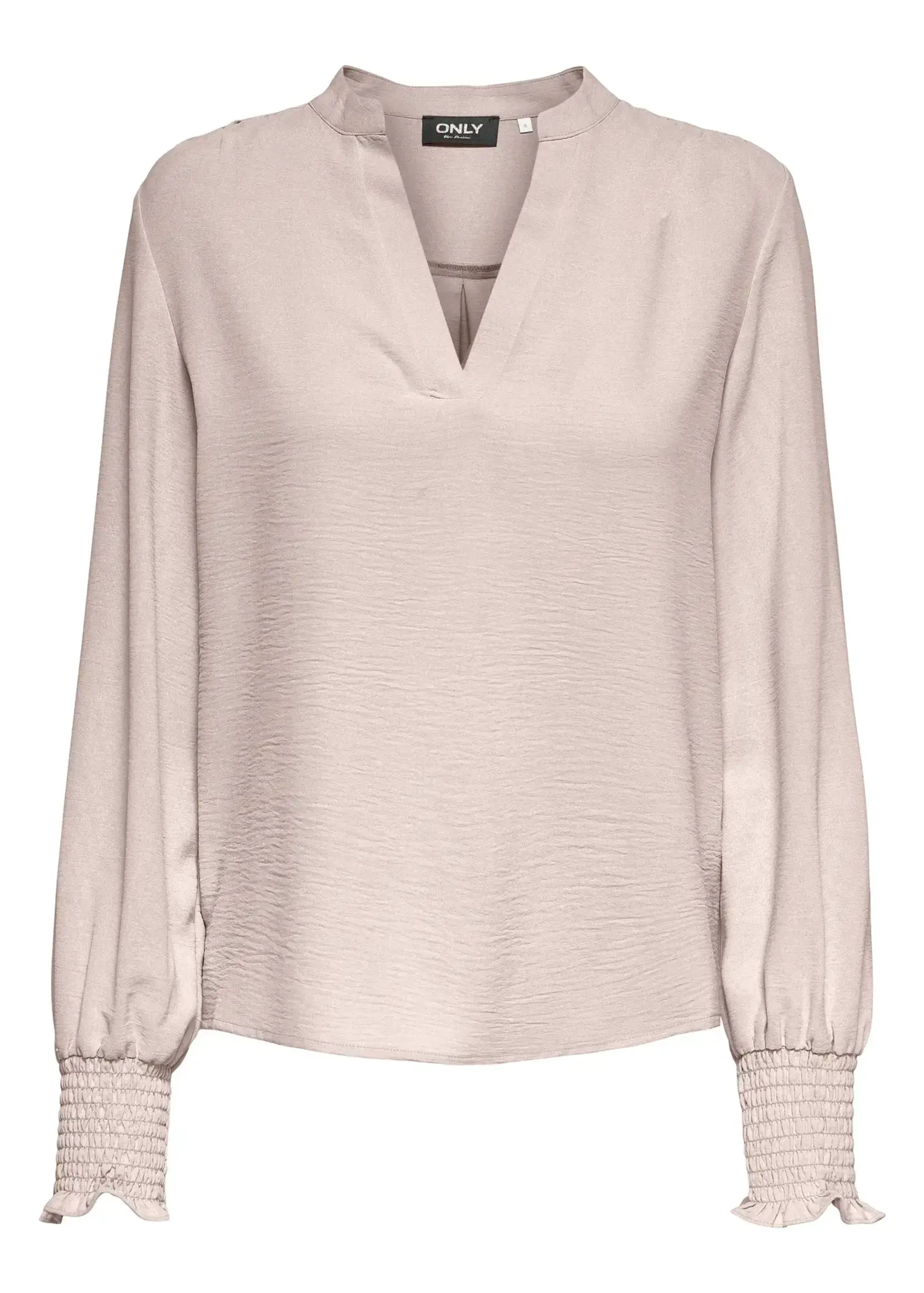 Only Mette V-Neck Smock Sleeve Blouse