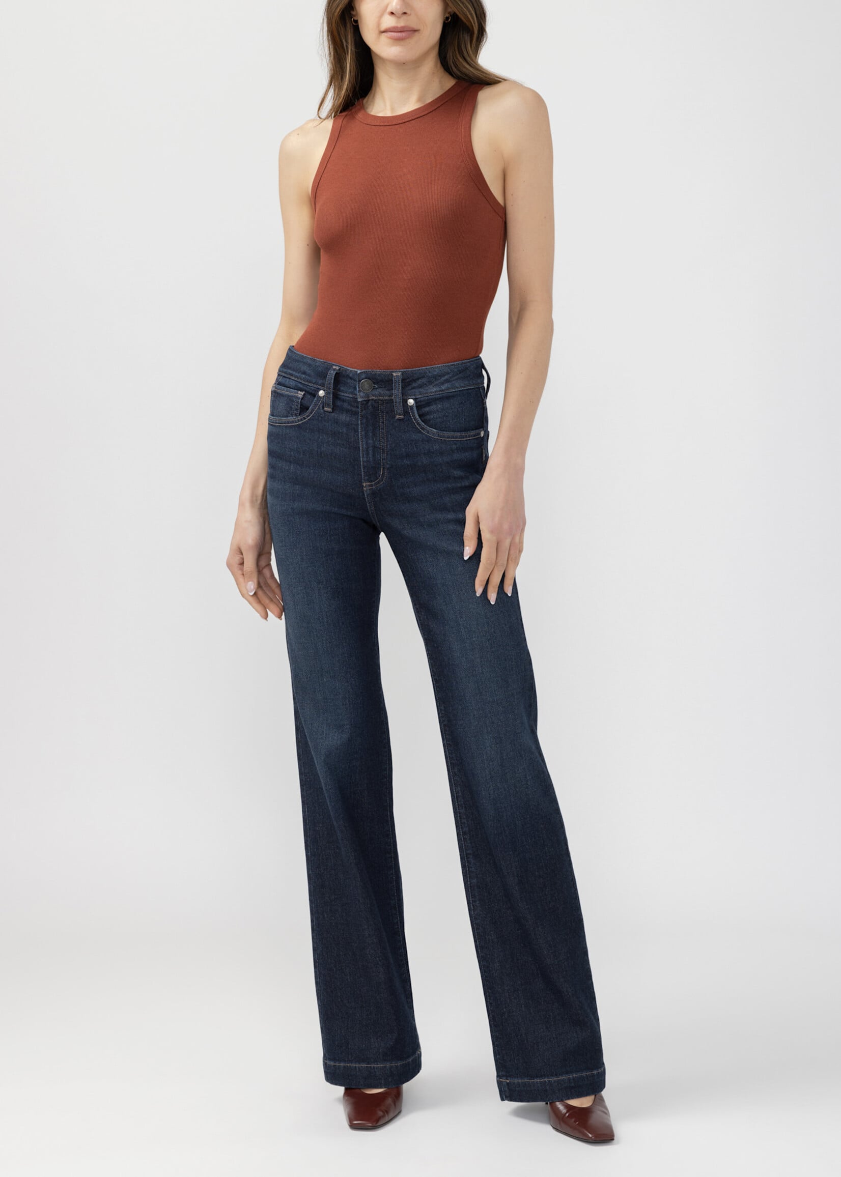 Silver Jeans Avery Trouser Analog
