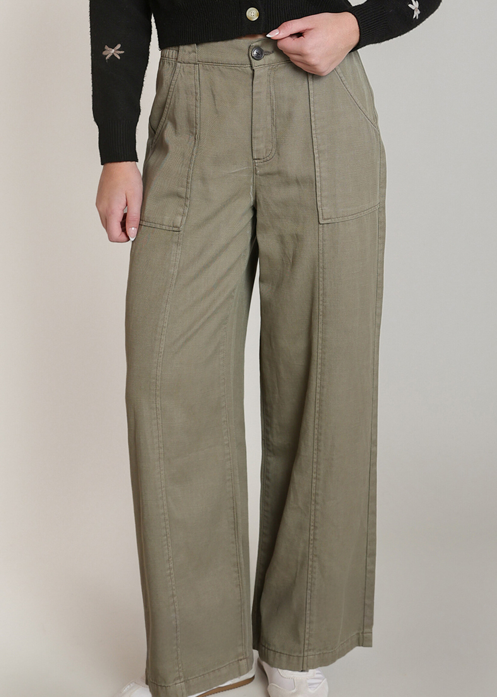 Dex Twill Wide Leg Pant