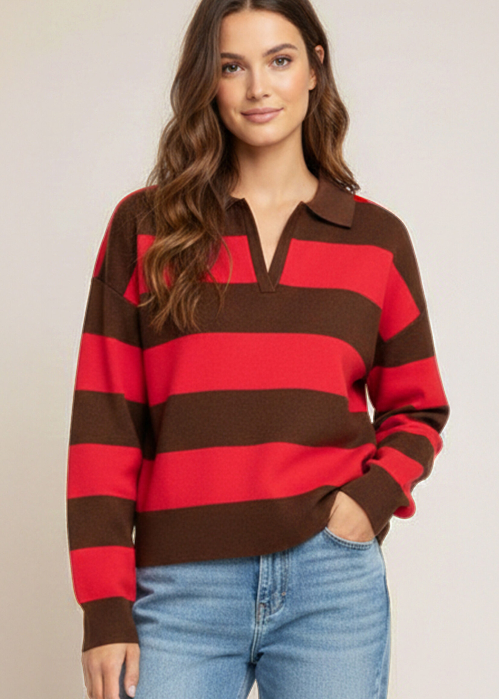 Dex Striped Polo Shirt