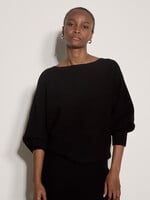 Apricot Ribbed Batwing Jumper