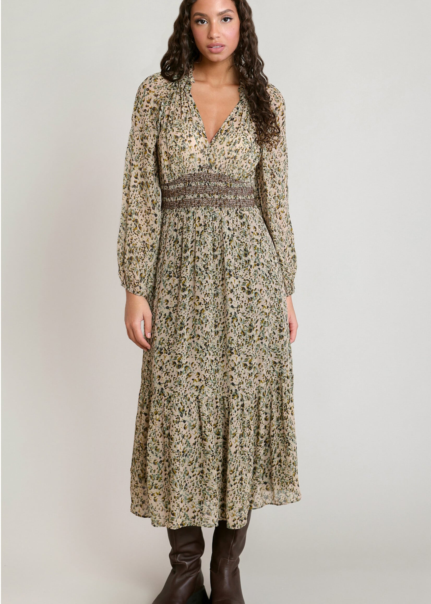 Dex Smocking Waist Dress