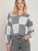 Dex Check V-Neck Sweater