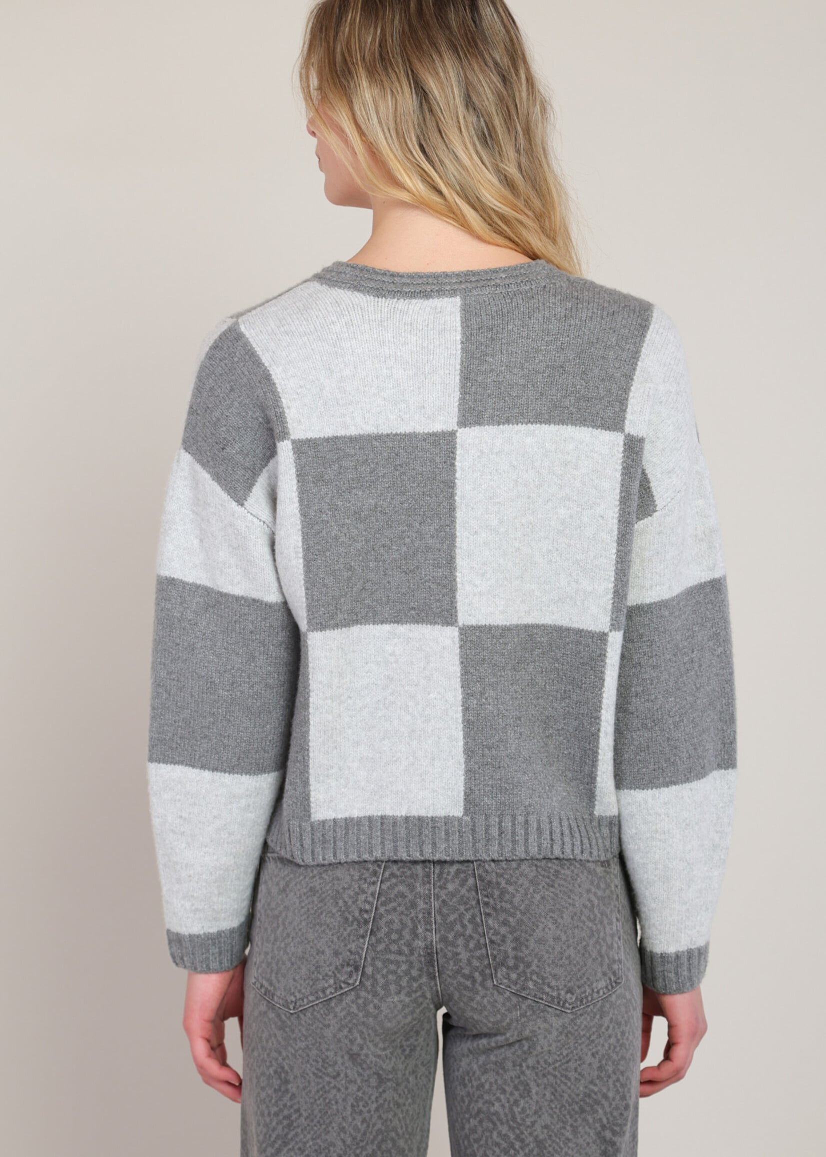 Dex Check V-Neck Sweater