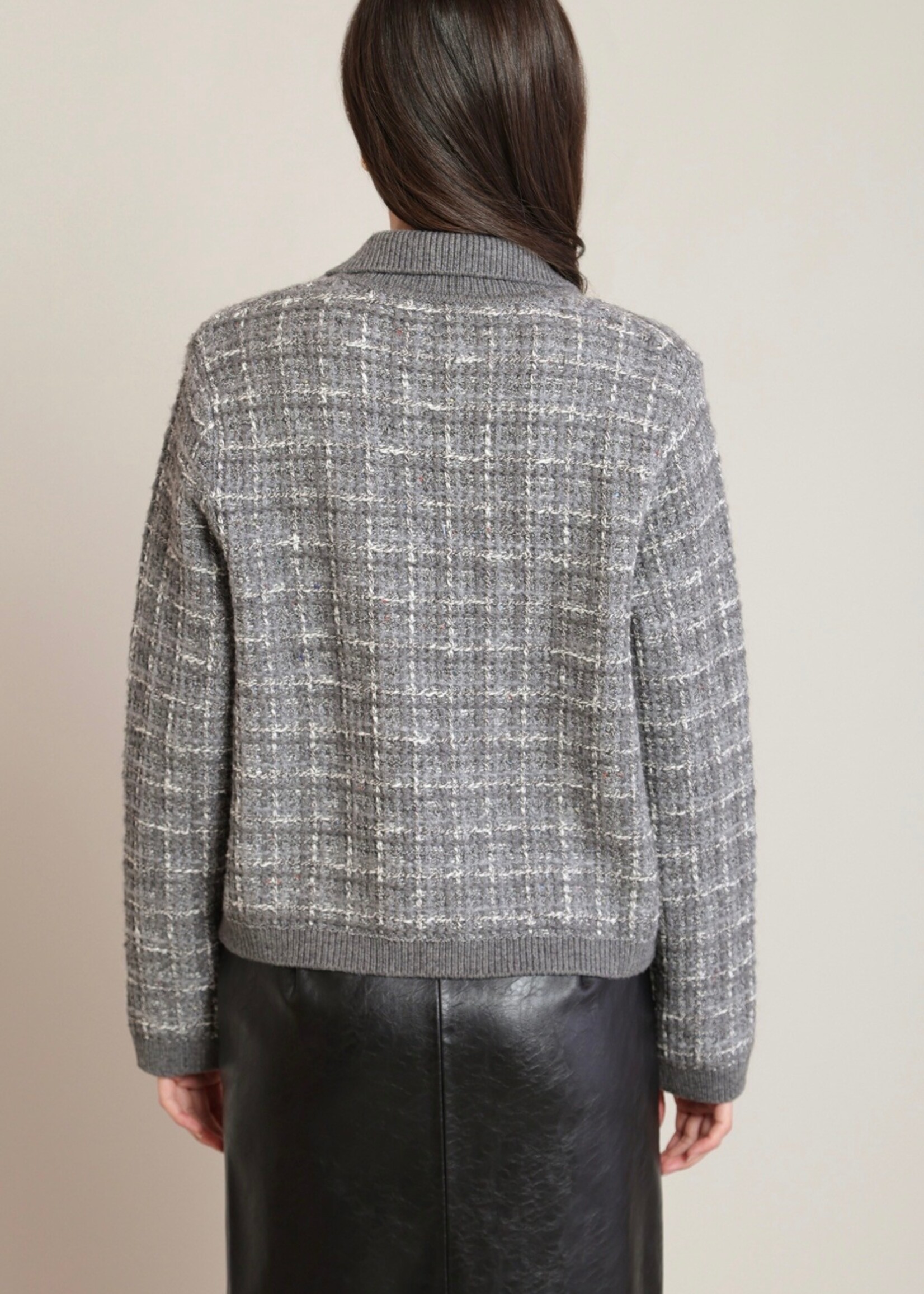 Black Tape Meredith Collar Sweater