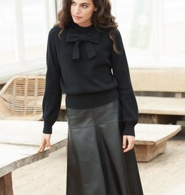 REPEAT CASHMERE Leather Skirt