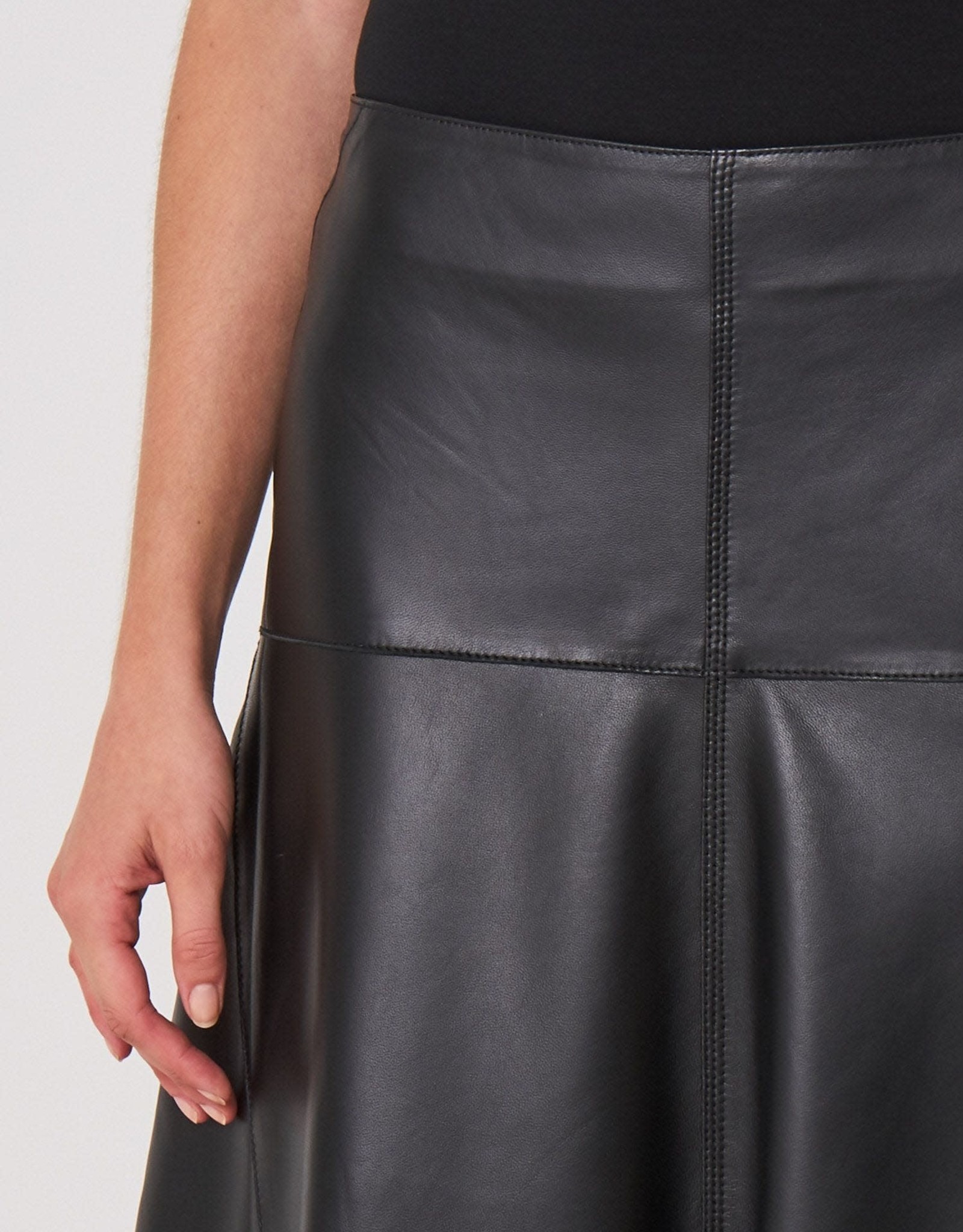 REPEAT CASHMERE 800120 Leather Skirt