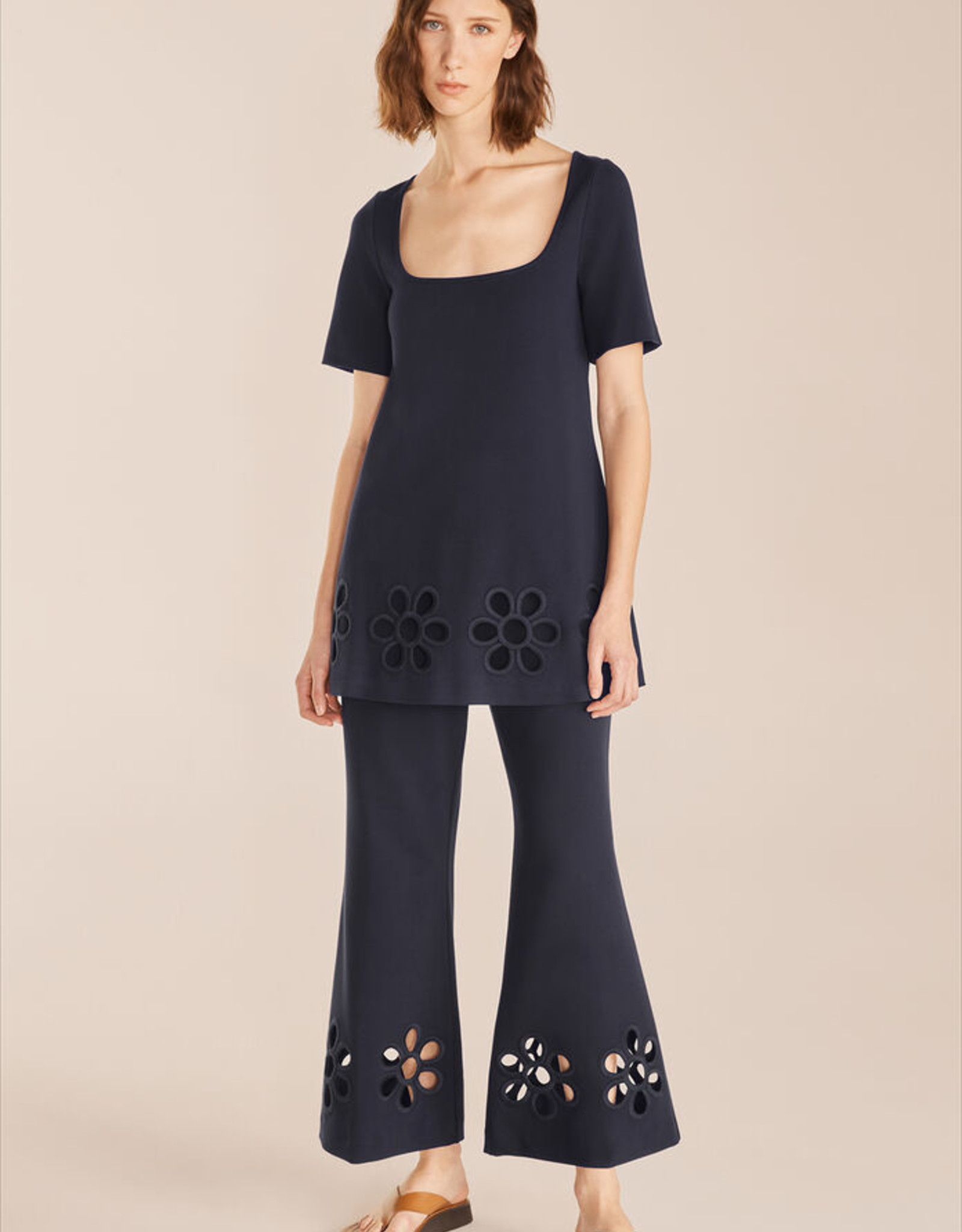 REBECCA TAYLOR Embroidered Pant