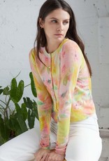 Autumn Cashmere Printed Watercolor Floral Cardi RT13235