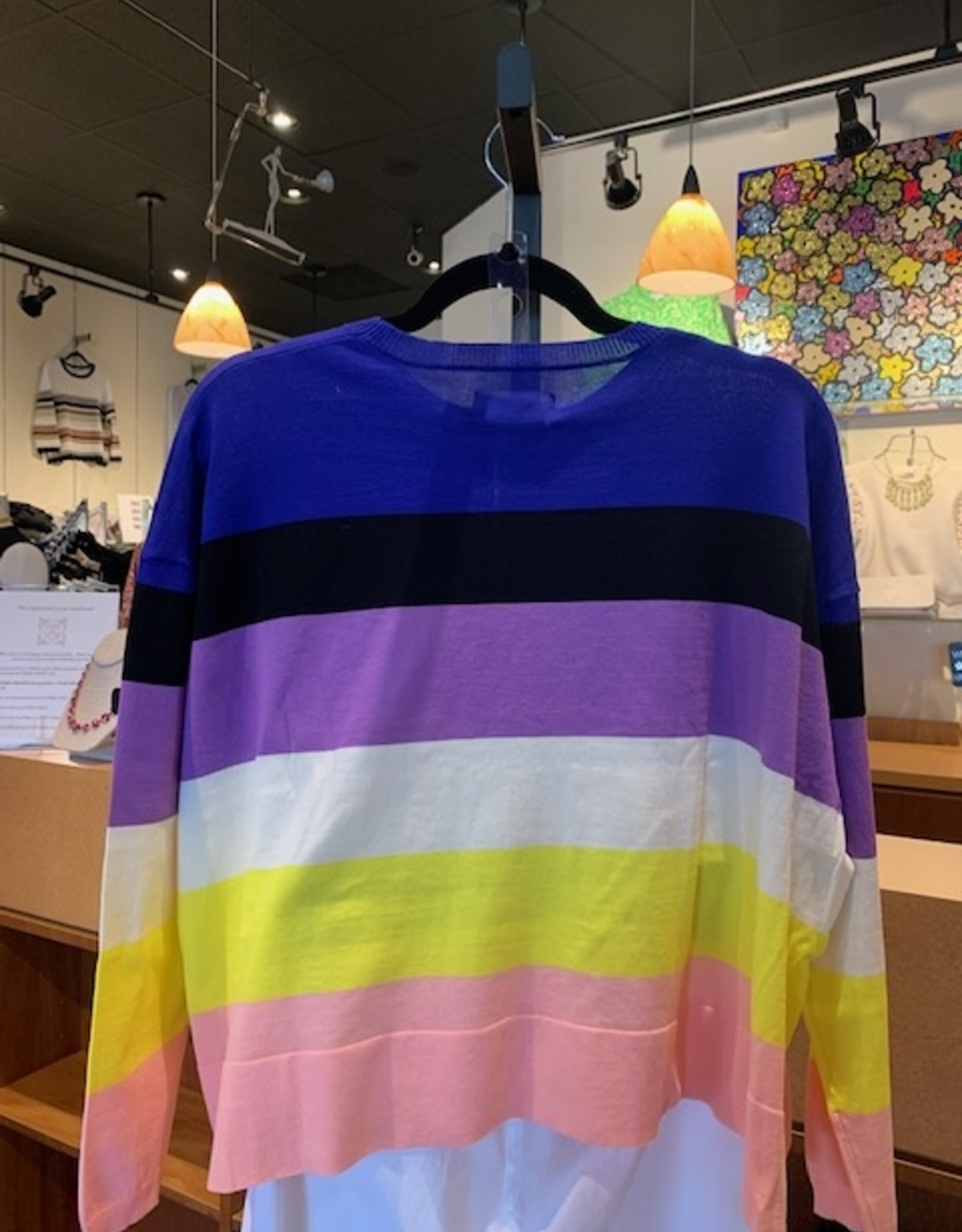 PSOPHIA Multi Stripe Sweater