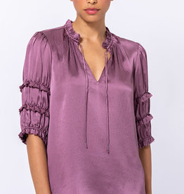 GO by GO SILK Go Gather Round Blouse