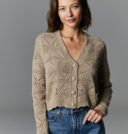 Autumn Cashmere SALE!! Popcorn Tile Vneck Cardi