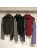 Autumn Cashmere Tweed Color Block Turtle R13455