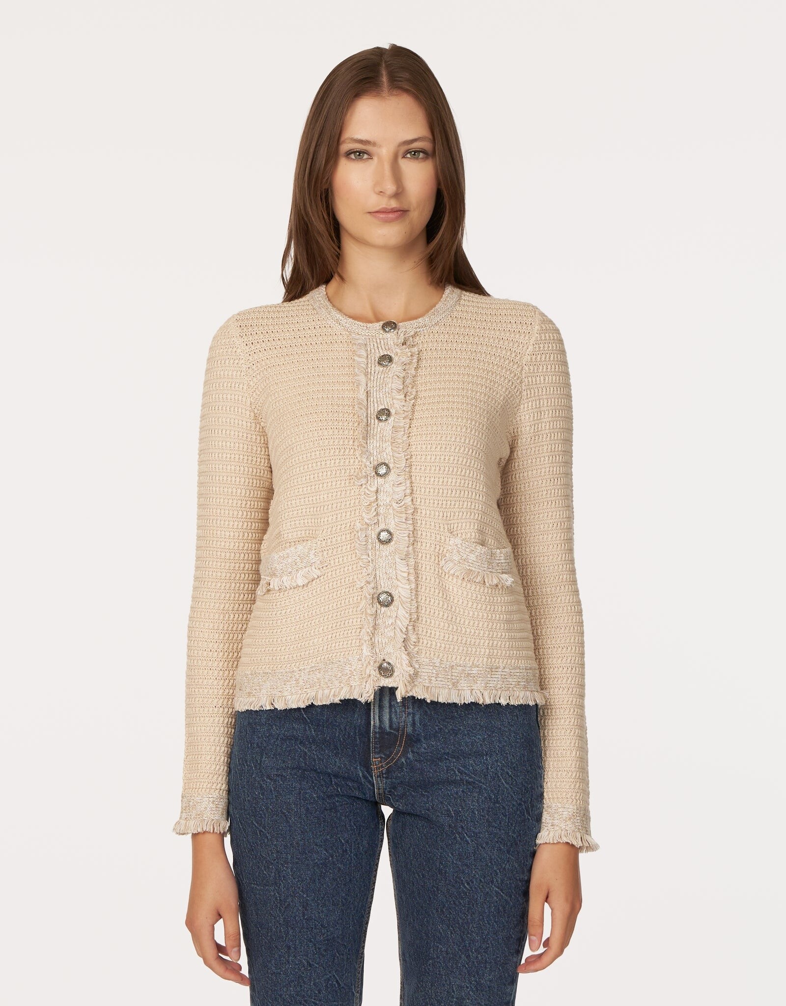 Cupcakes and cashmere genesis jacket with fringe cheap