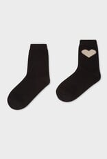 White + Warren Heart Socks