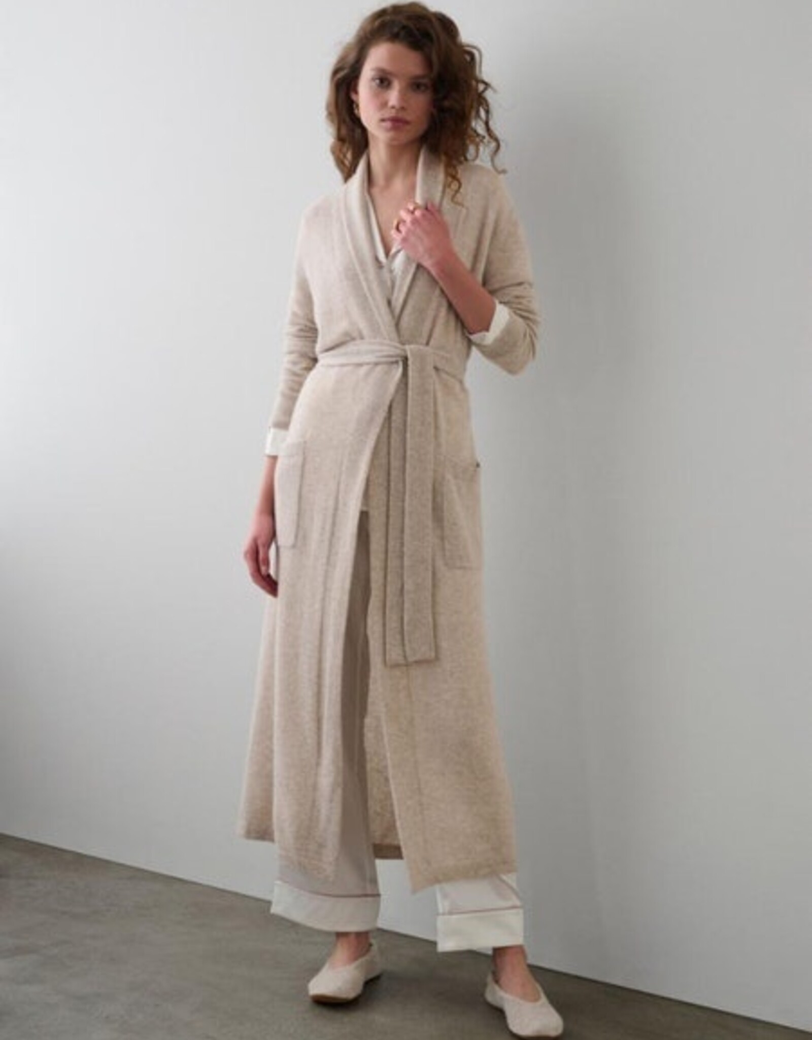 White + Warren Long Robe/Cardigan