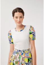 Leo & Ugo Lemon Print Top