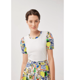 Leo & Ugo Lemon Print Top