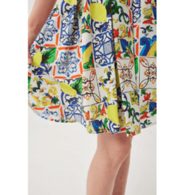 Lemon Print Skirt