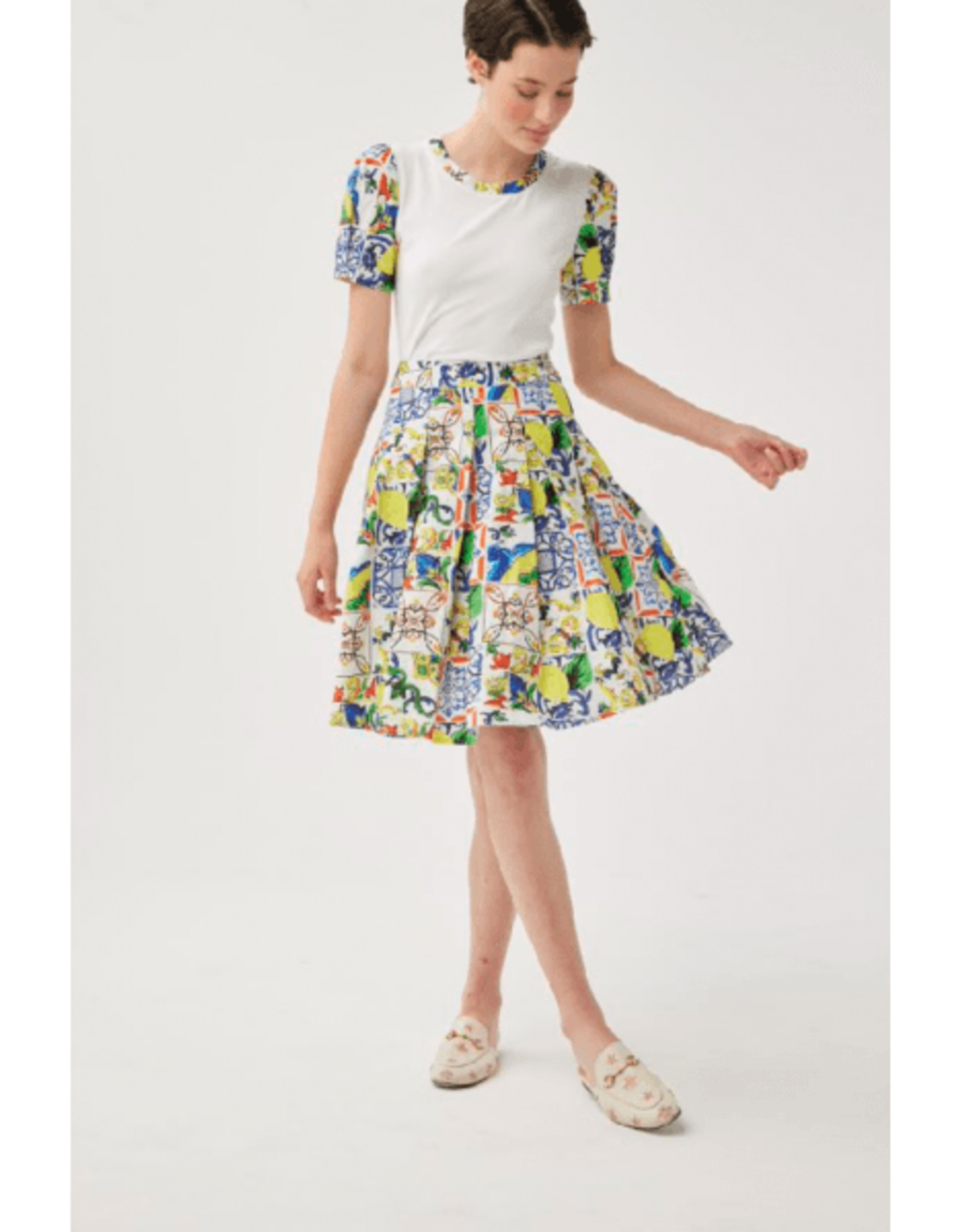 Leo & Ugo Lemon Print Top