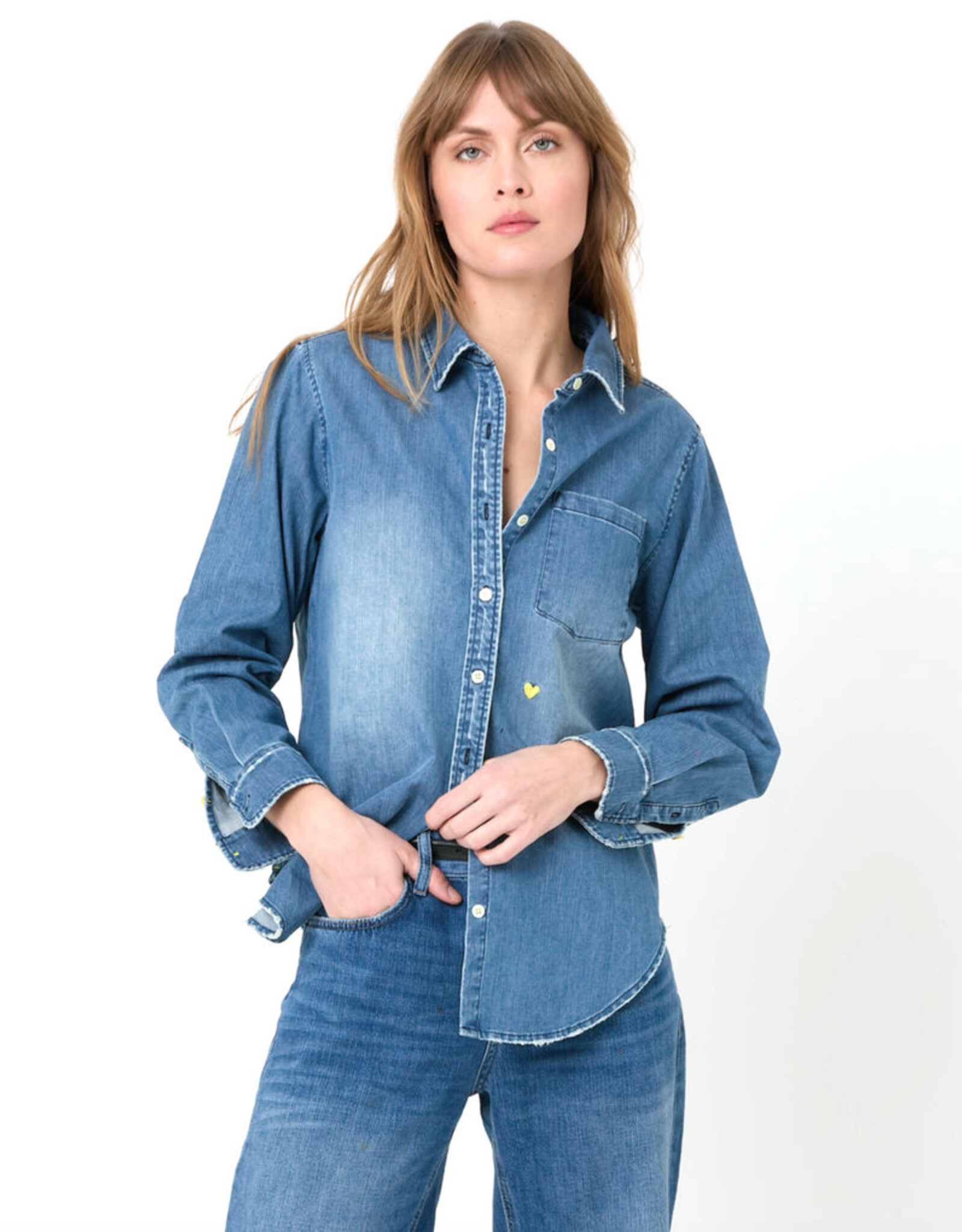 Kerri Rosenthal Mia Shirt True Denim