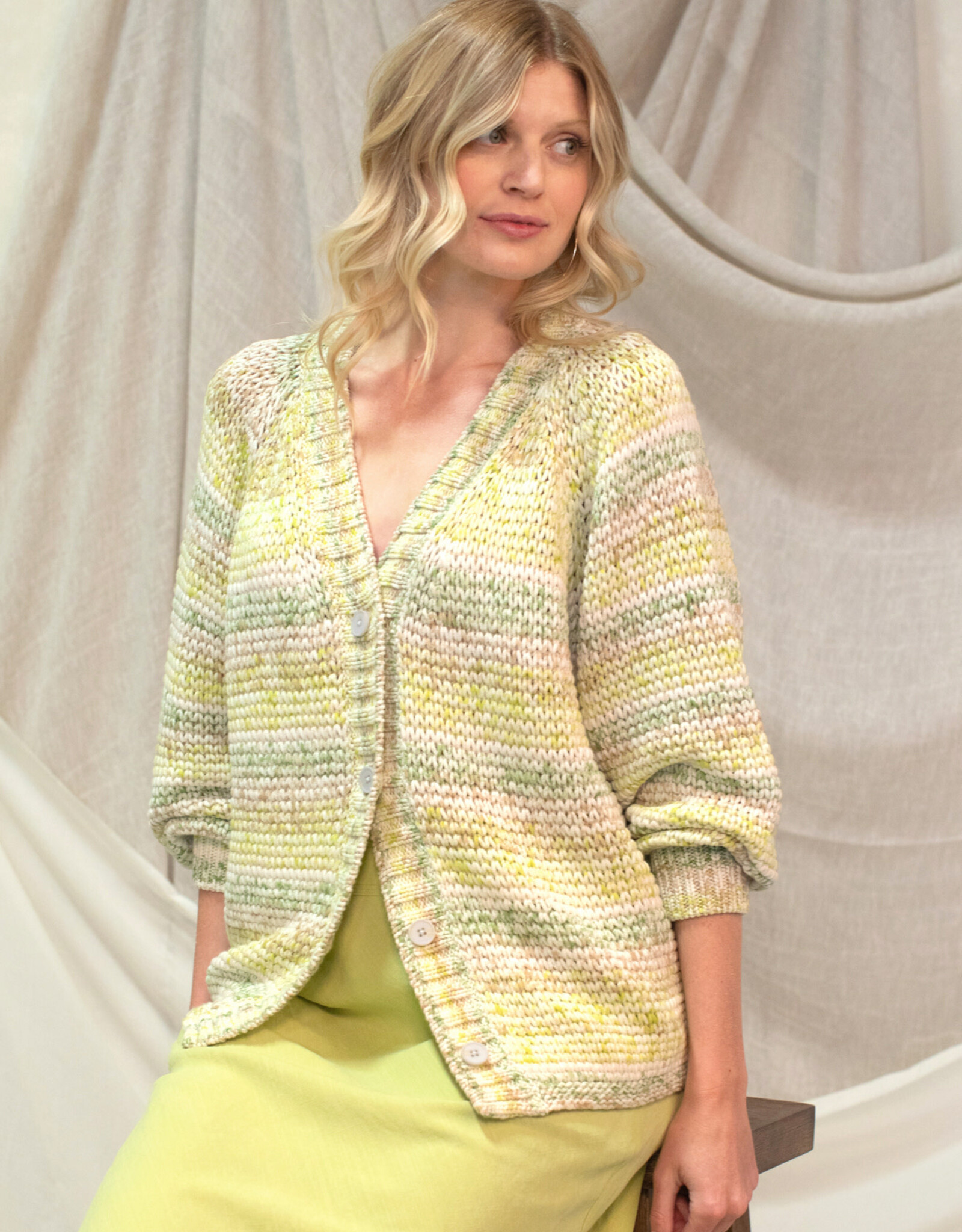 Margaret O'Leary Open Stitch Cardigan