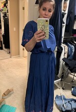 Kerri Rosenthal Gabrielle Eyelet Maxi Skirt