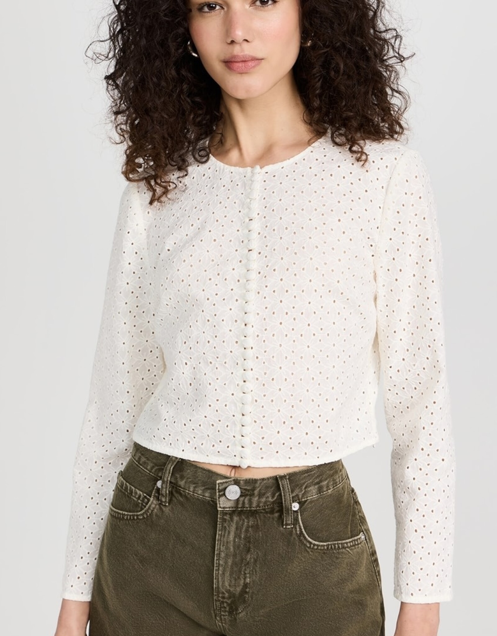 FRAME Eyelet Jacket