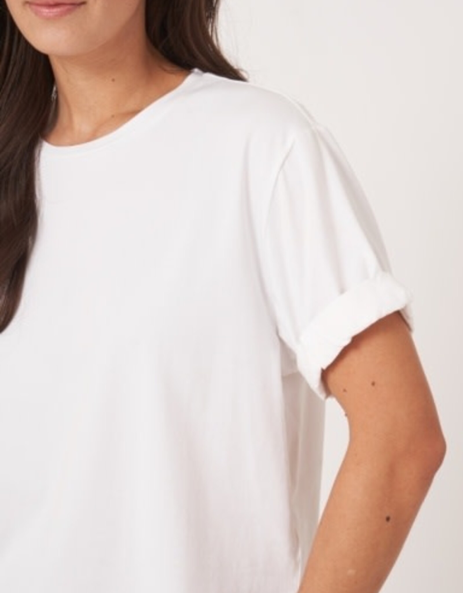 REPEAT CASHMERE Rolled Sleeve T-SHIRT